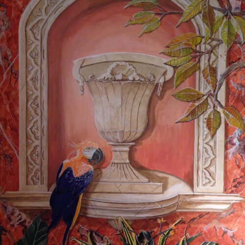 A Parrot in a Niche by Leah Langefeld