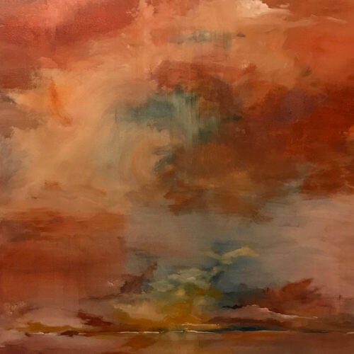 Acrylic Sky by Leah Langefeld