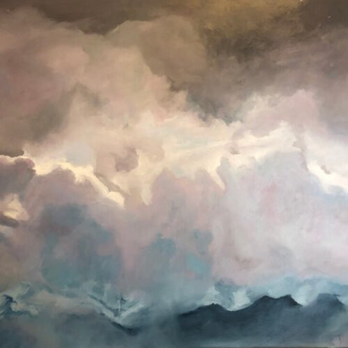 Clouds by Palm Springs by Leah Langefeld